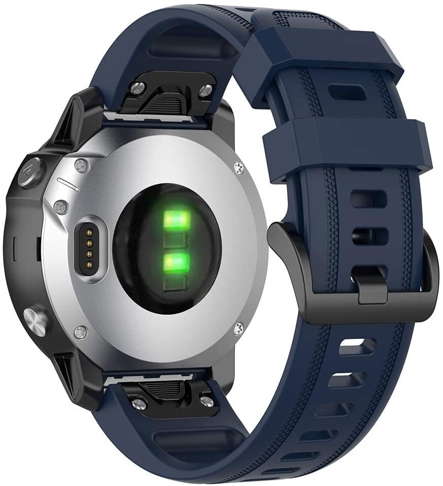 Garmin Descent Mk3(i) - 43mm siliconen bandje (donkerblauw)
