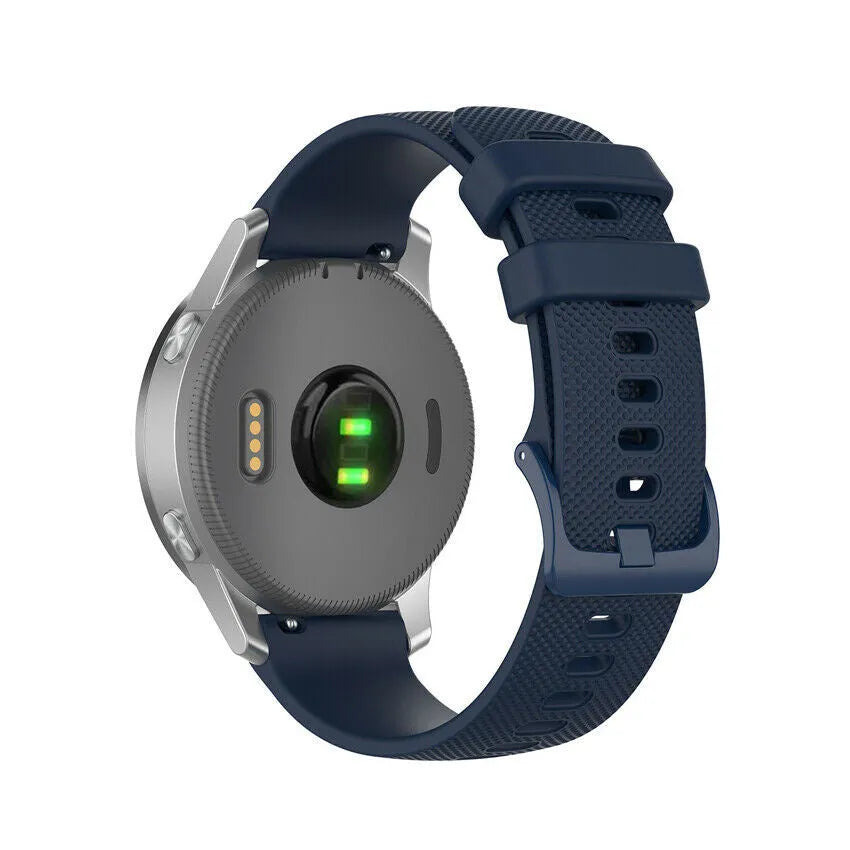 Fossil Gen 4 Venture (HR) Silicone Strap (Dark Blue)