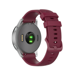 Huawei Watch 5 - 42mm siliconen bandje (donkerrood)