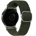 Geweven nylon bandje 20mm - universeel - groen