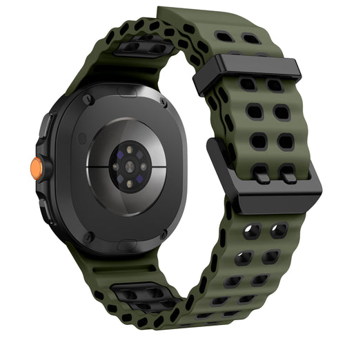 Samsung Galaxy Watch 8 - 44mm Ocean bandje (groen/zwart)