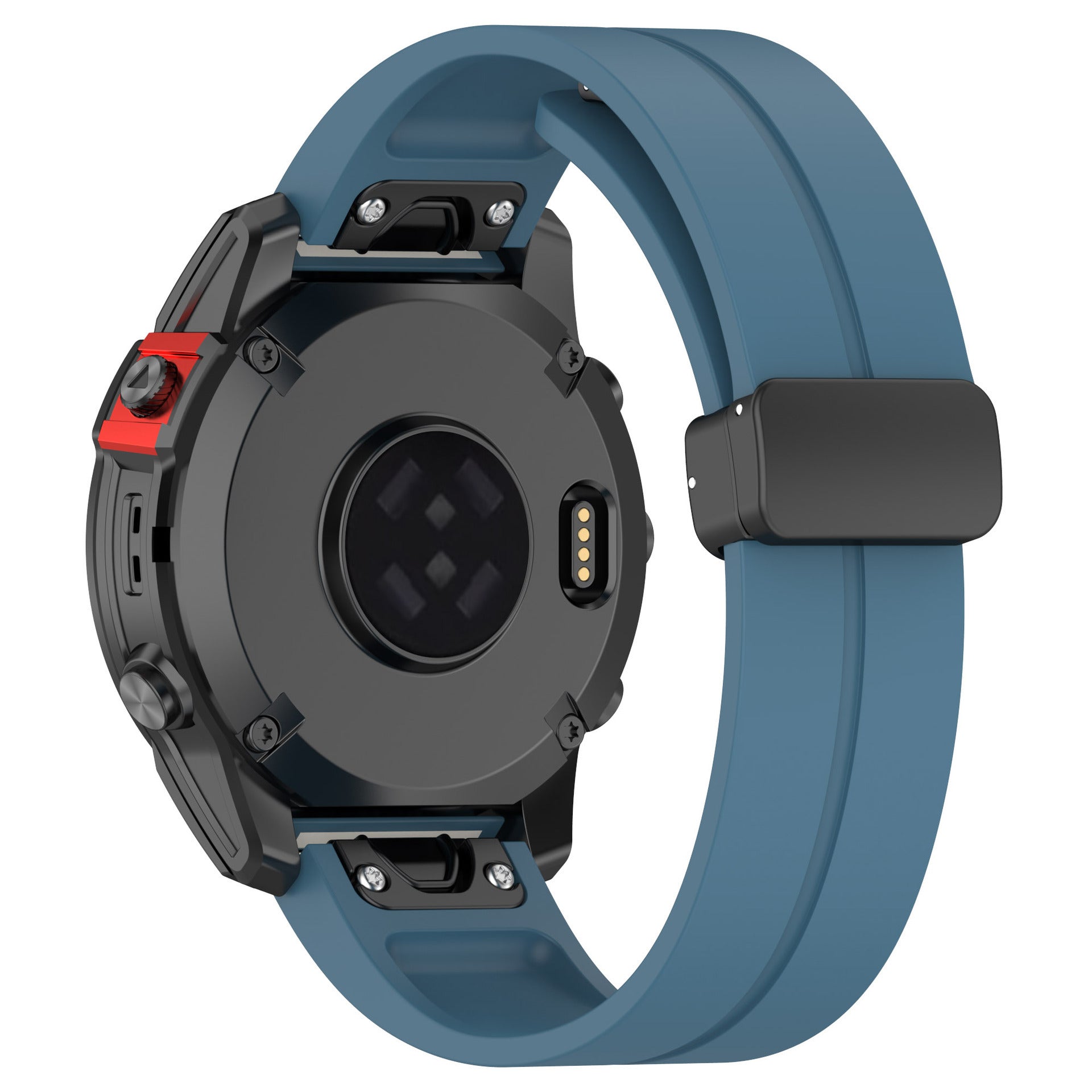 Garmin Fenix 8 Pro - 47mm sport band met D-buckle (grijsblauw)