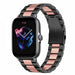 Amazfit GTS 3 stalen band (zwart/roze)