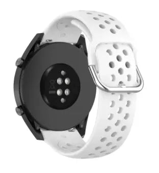 OnePlus Watch 4 - 47mm siliconen bandje met gaatjes (wit)