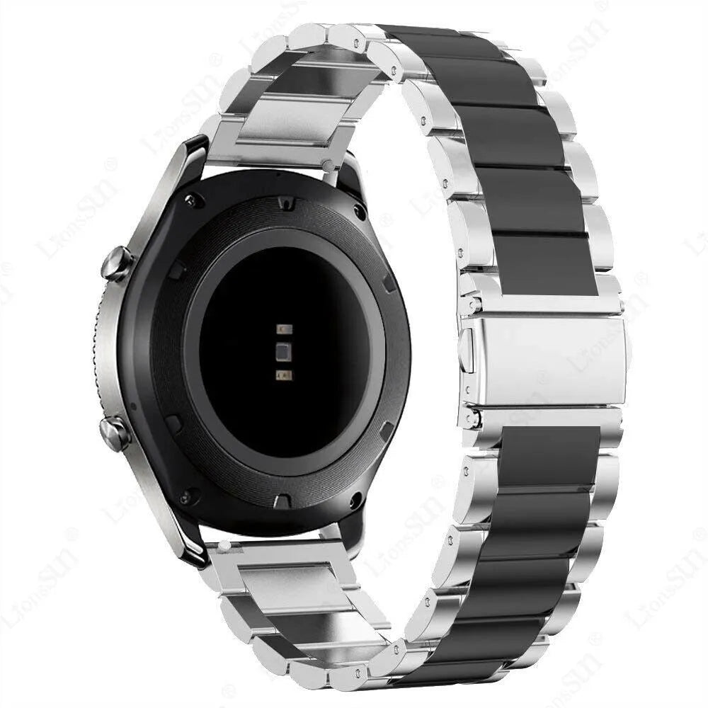 Coros Pace 4 stalen band (zilver/zwart)