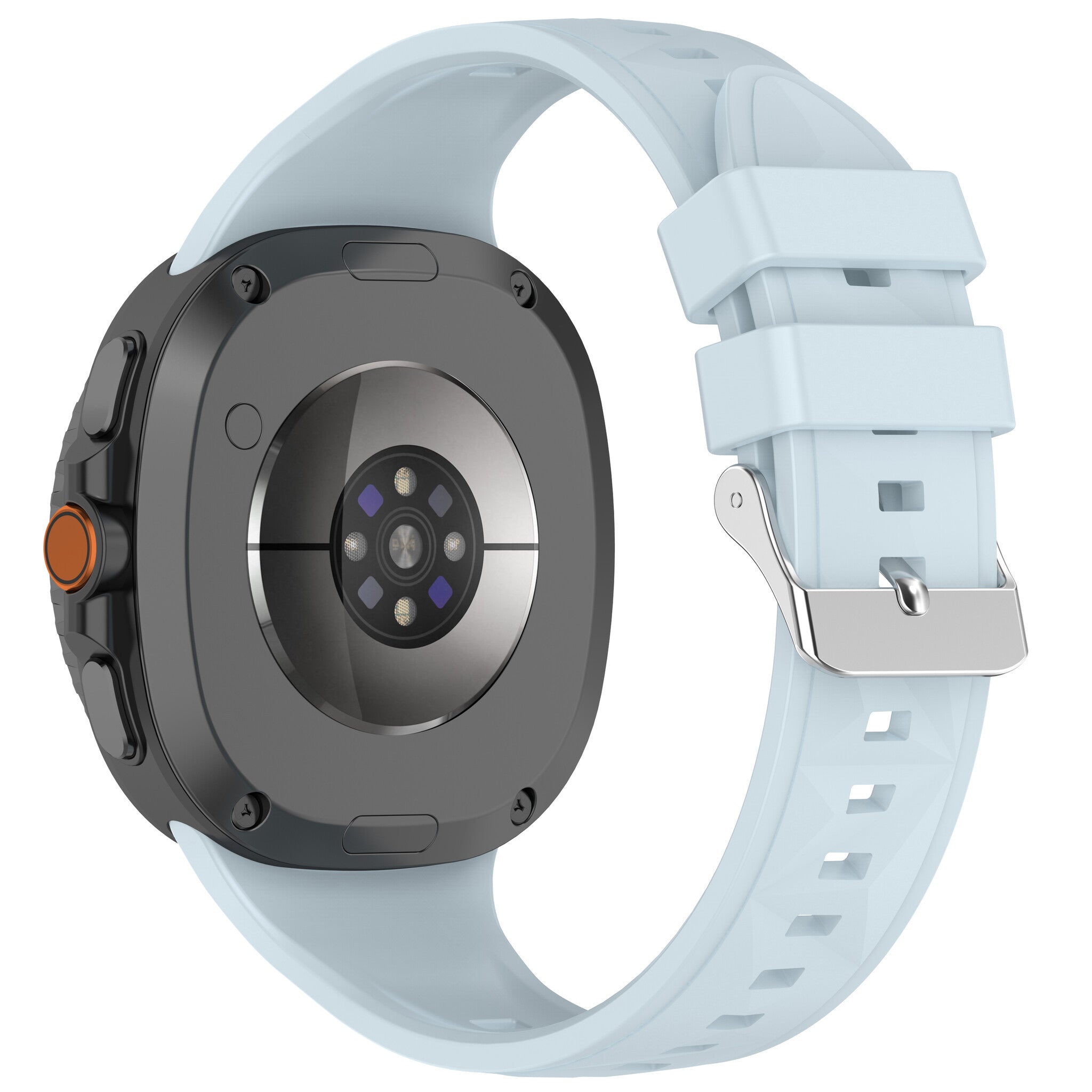 Samsung Galaxy Watch 9 - 44mm diamond silicone band (lichtblauw)