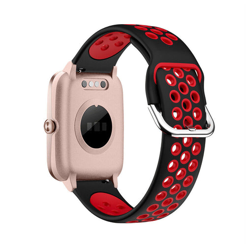 ID205L sport bandje (zwart/rood)