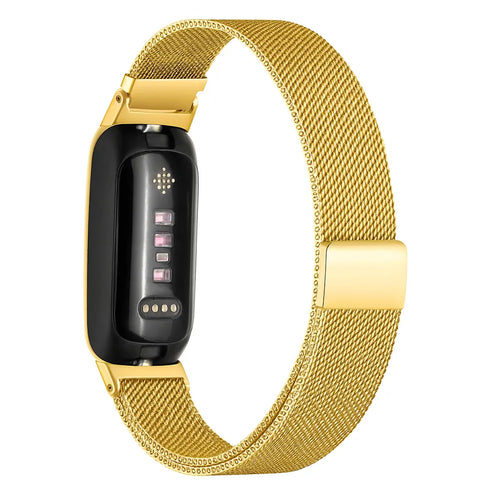 Fitbit Inspire 3 Milanese band (goud)