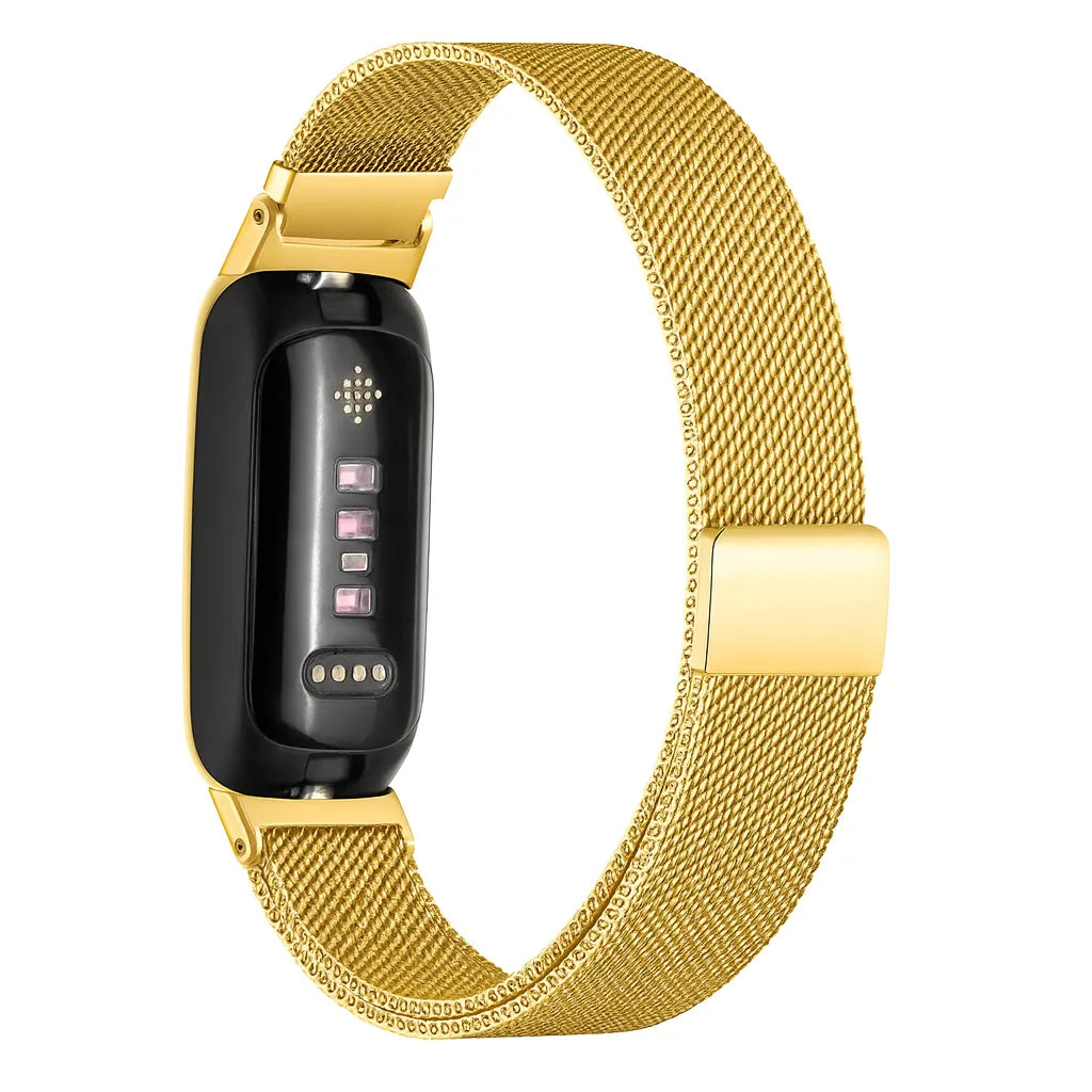 Fitbit Inspire 3 Milanese band (goud)