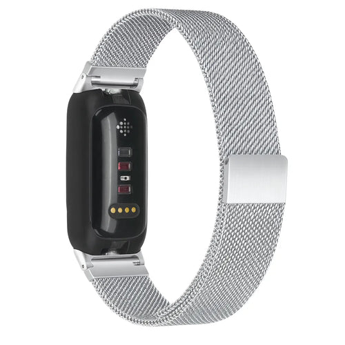 Fitbit Inspire 3 Milanese band (zilver)
