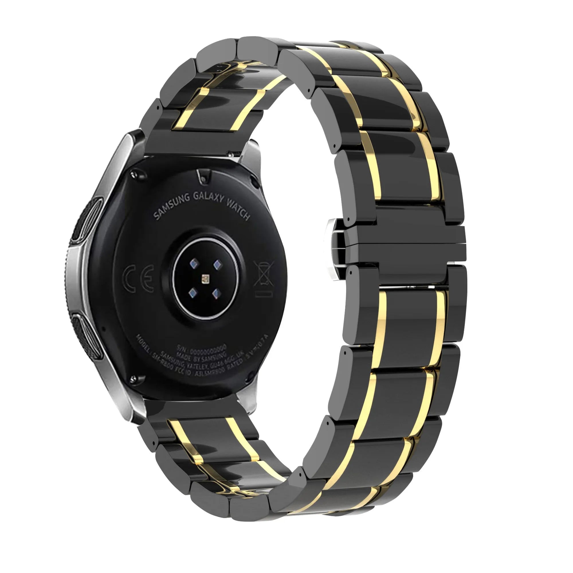Amazfit Bip U (Pro) Ceramic Steel Strap (Black/Gold)