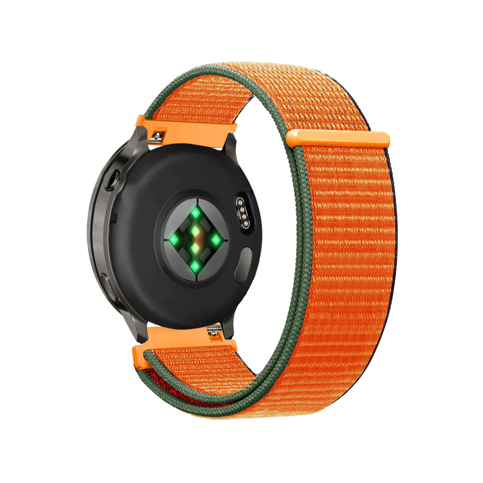 Bandz Garmin Forerunner 265s Nylon Loop Strap (Kumquat)