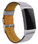 Fitbit Charge 4 bandje leer (strak grijs)