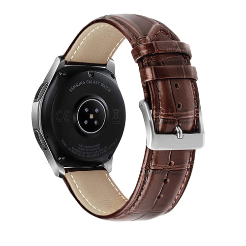 ICE Smart TKS Rectangular 1.41 leather crocodile grain band (bruin)
