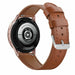 Lederen horlogeband 20mm - universeel - strak bruin