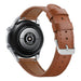 Lederen horlogeband 22mm - universeel - strak bruin