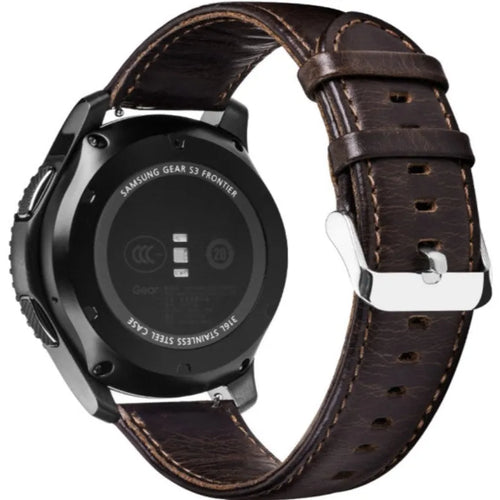 Suunto 9 Peak leren bandje (donkerbruin)