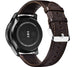 Lederen horlogeband 22mm - universeel - donkerbruin