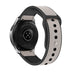 Leren hybrid horlogeband 22mm - universeel - wit