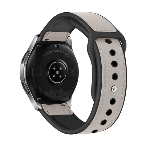 Suunto Race 2 Leather Hybrid Strap (White)
