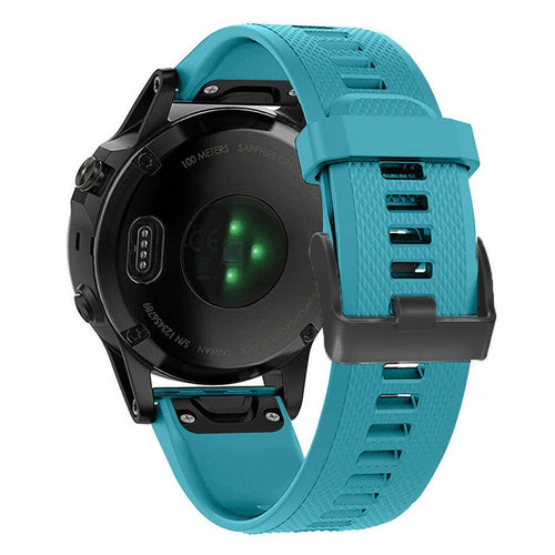 Garmin Tactix 8 - 47mm siliconen bandje (lichtblauw)