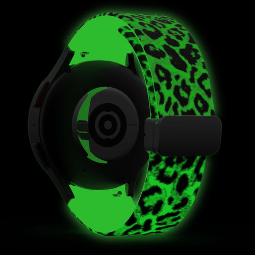 Luminous Leopard Samsung Galaxy Watch 5 40mm magnetisch bandje