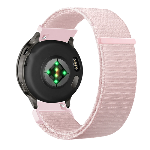 Bandz Garmin Vivomove Style Nylon Loop Strap (Light Pink)