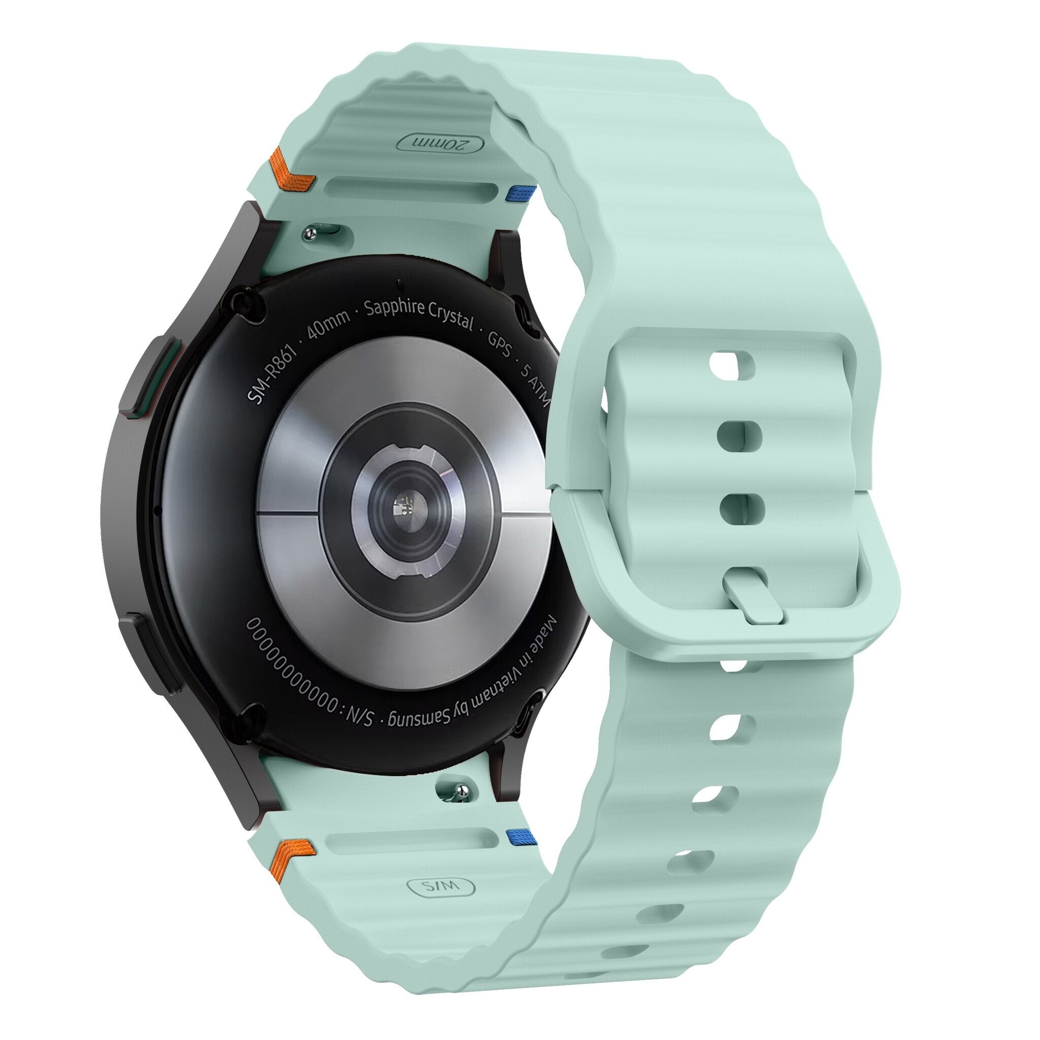 Samsung Galaxy Watch 7 - 40mm Wave bandje (lichtgroen)