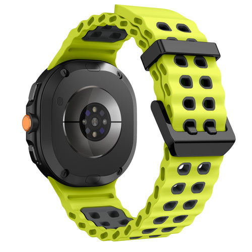 Samsung Galaxy Watch 8 - 40mm Ocean bandje (lime/grijs)