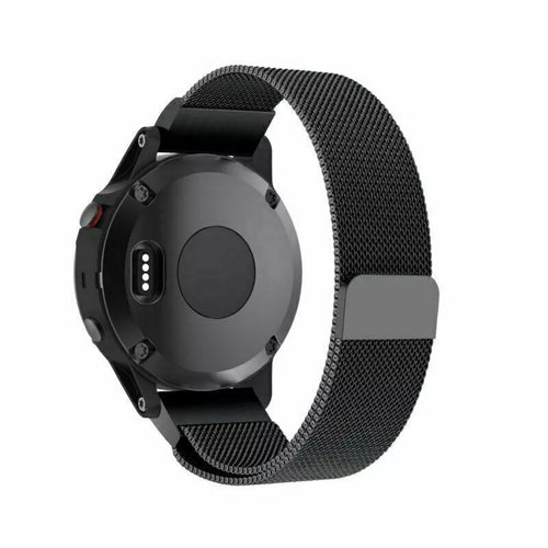 Garmin Forerunner 965 Milanese band (zwart)