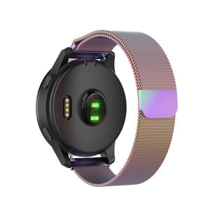 Garmin Forerunner 255s Milanese band (regenboog)