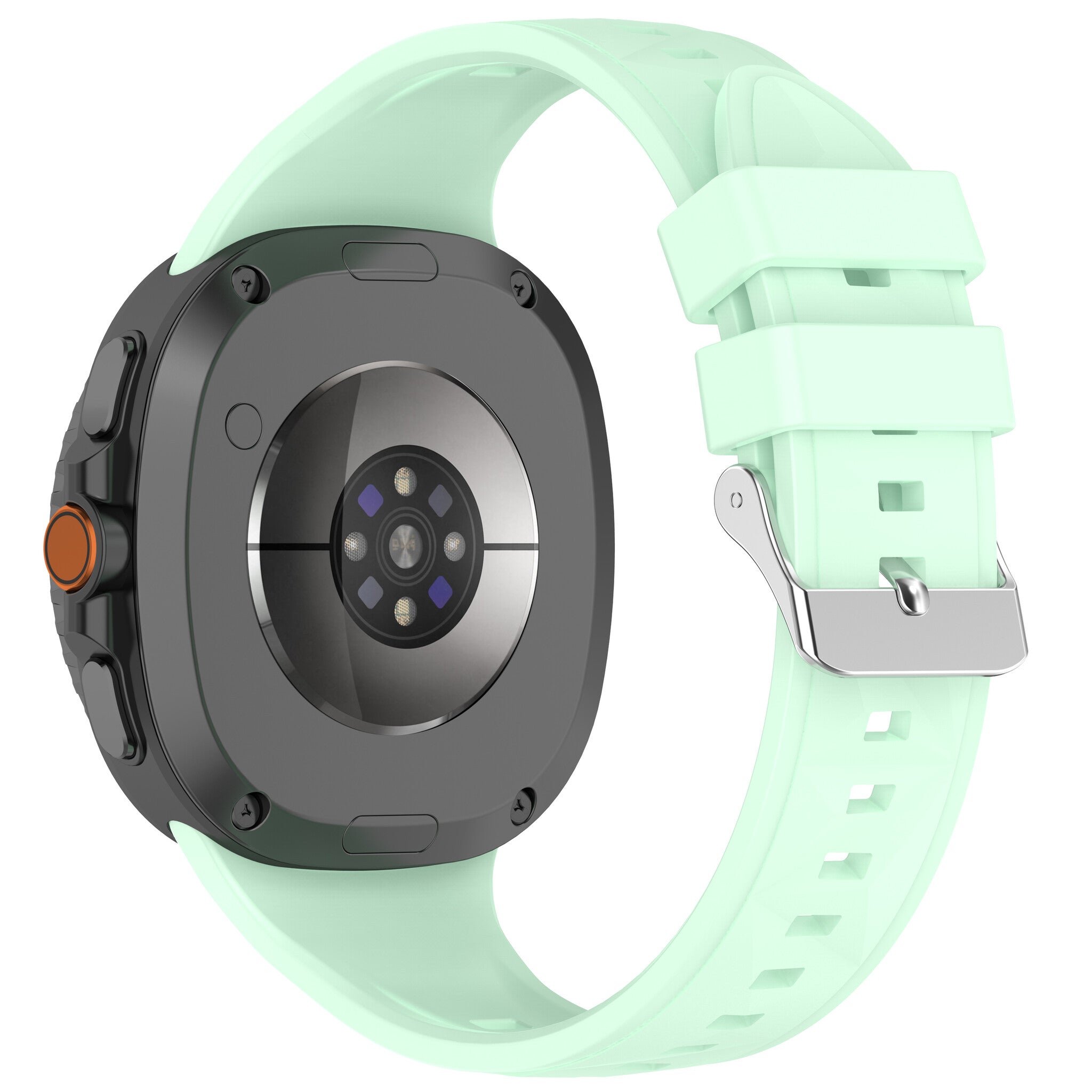 Samsung Galaxy Watch 9 - 44mm diamond silicone band (mint groen)