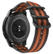 Xiaomi Watch S1 nylon gesp band (zwart/oranje)