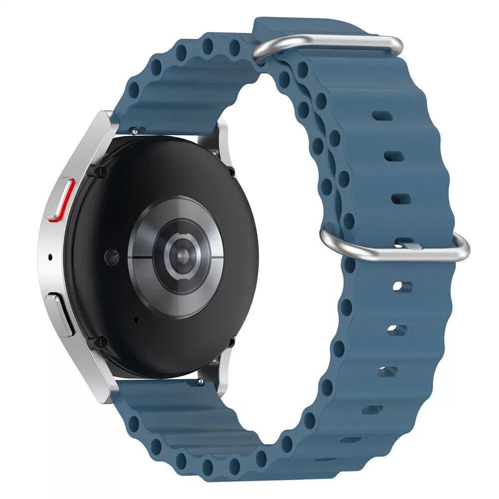 Huawei Watch 5 - 46mm Ocean bandje (grijsblauw)