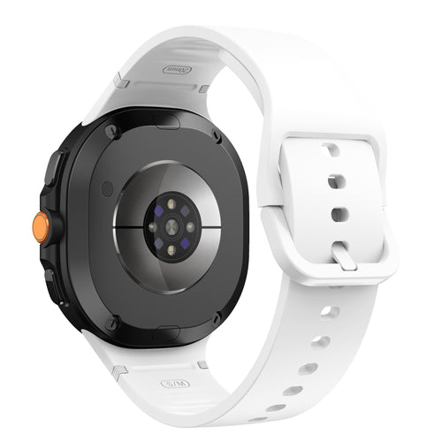 Samsung Galaxy Watch 8 Classic siliconen bandje (wit)