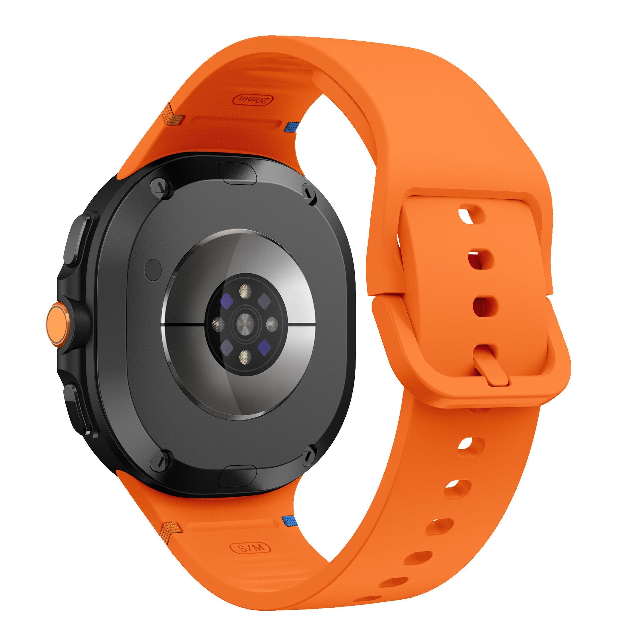 Samsung Galaxy Watch 8 - 40mm Silicone Strap (Orange)