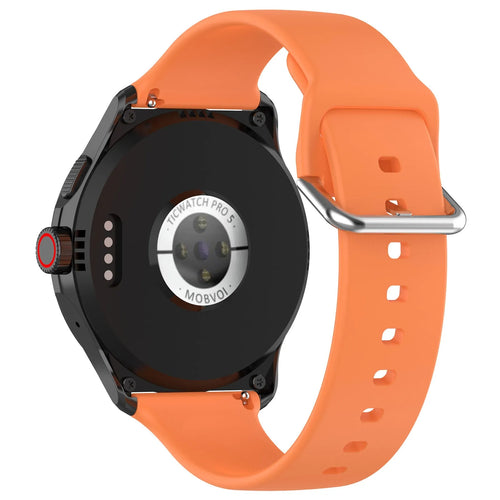 TicWatch Pro 5 Enduro siliconen gesp band (oranje)