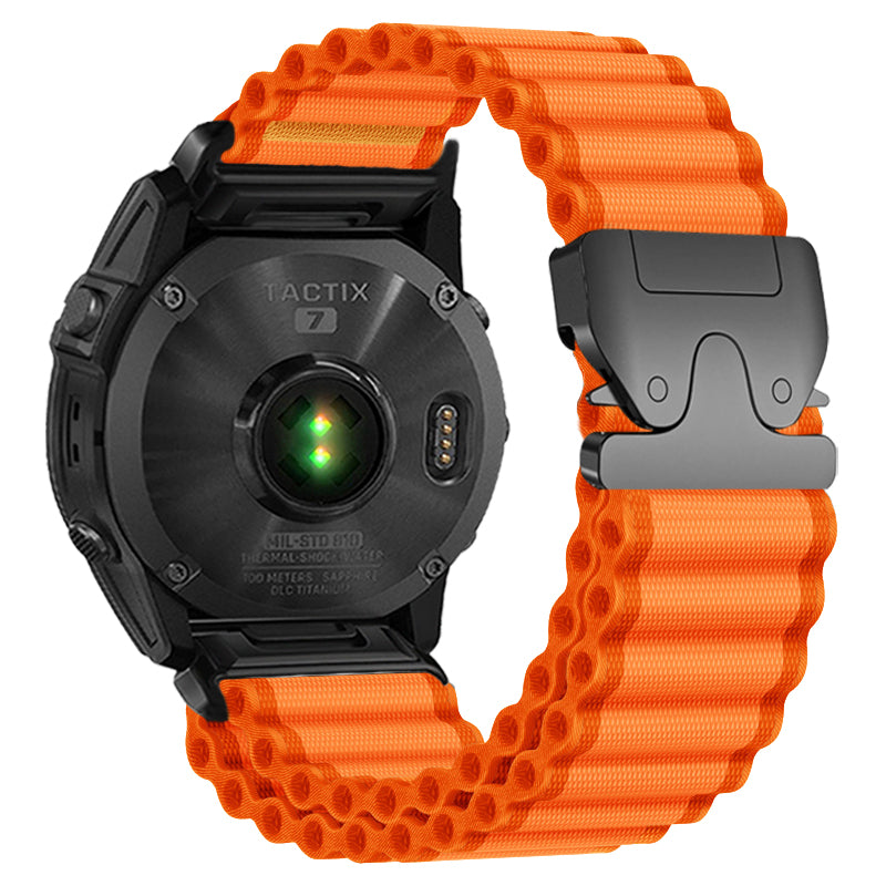 Garmin Tactix 7 Pro outdoor nylon bandje (oranje)