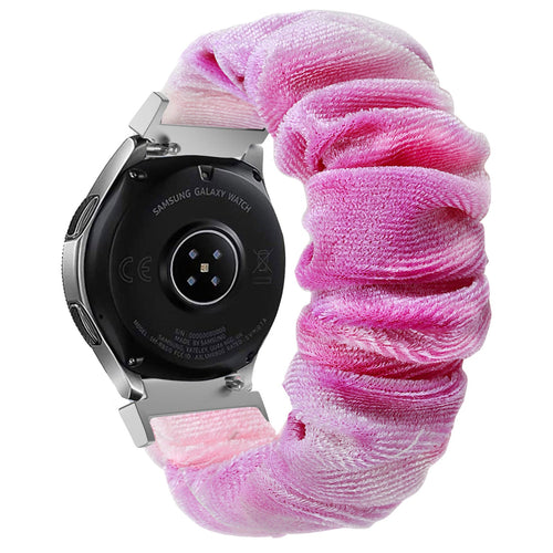 Samsung Galaxy Watch 6 Classic 43mm scrunchie bandje (paars mix)