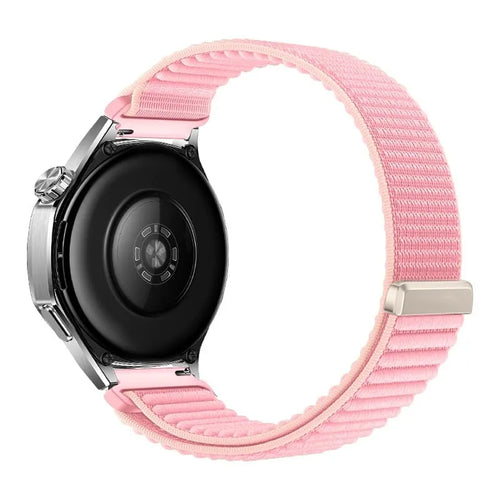 Fossil Gen 5e - 42mm wave nylon band (roze)