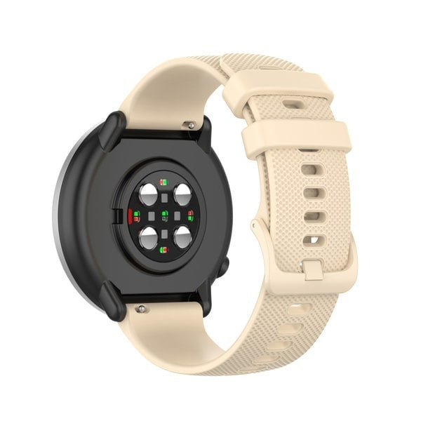 Luxe siliconen horlogeband 20mm - universeel - beige