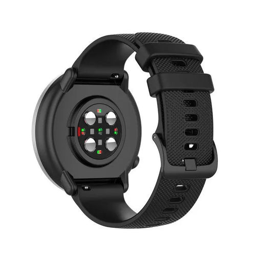 OnePlus Watch 3 luxe siliconen bandje (zwart)