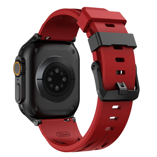 Apple Watch Race Silicone Strap (Red)