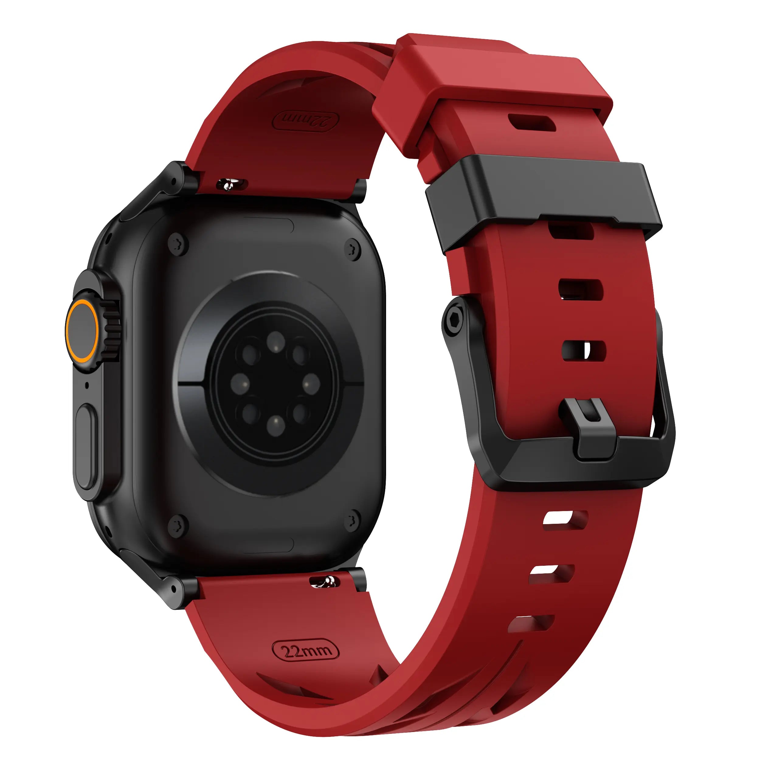 Apple Watch race siliconen band (rood)