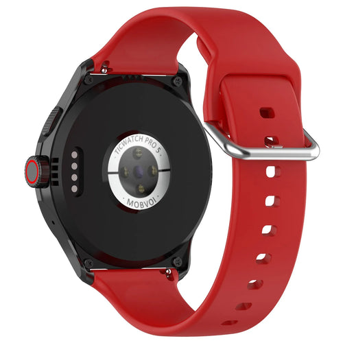 Coros Nomad Silicone Buckle Strap (Red)