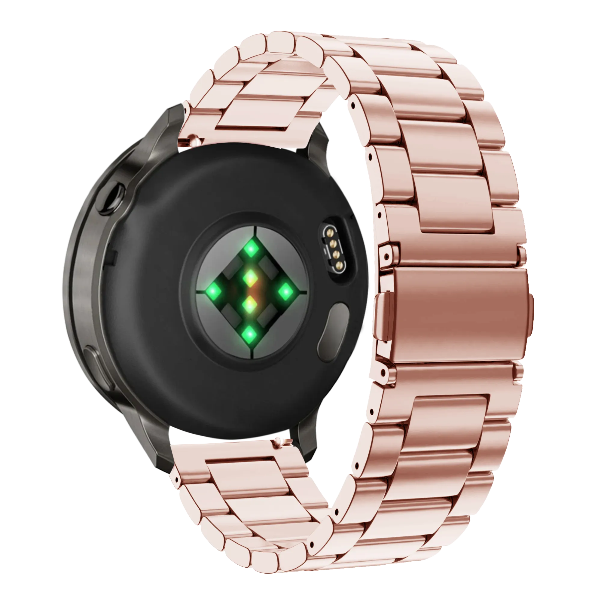 Bandz Garmin Approach S42 stalen band 'Classic' (roze)