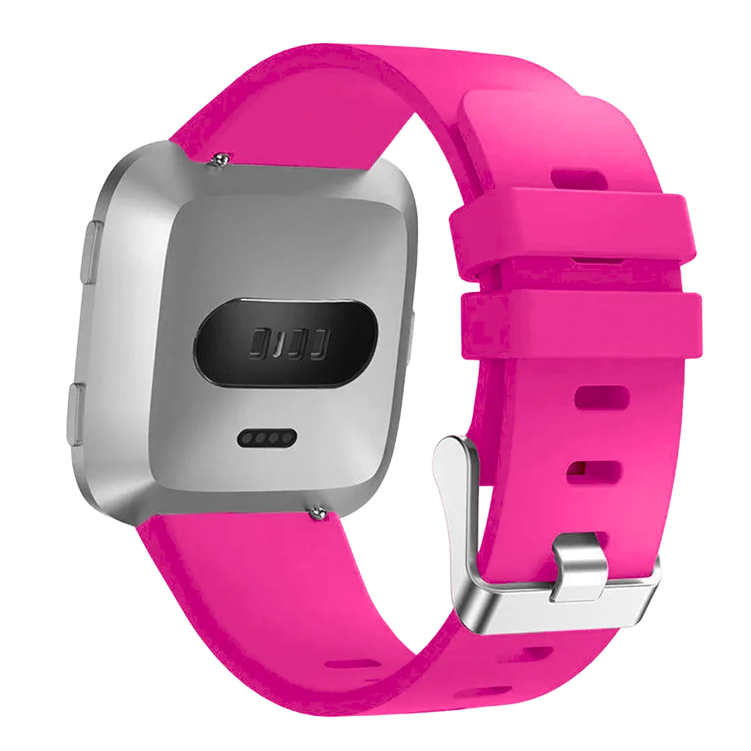 Fitbit Versa (2) siliconen bandje (knalroze)