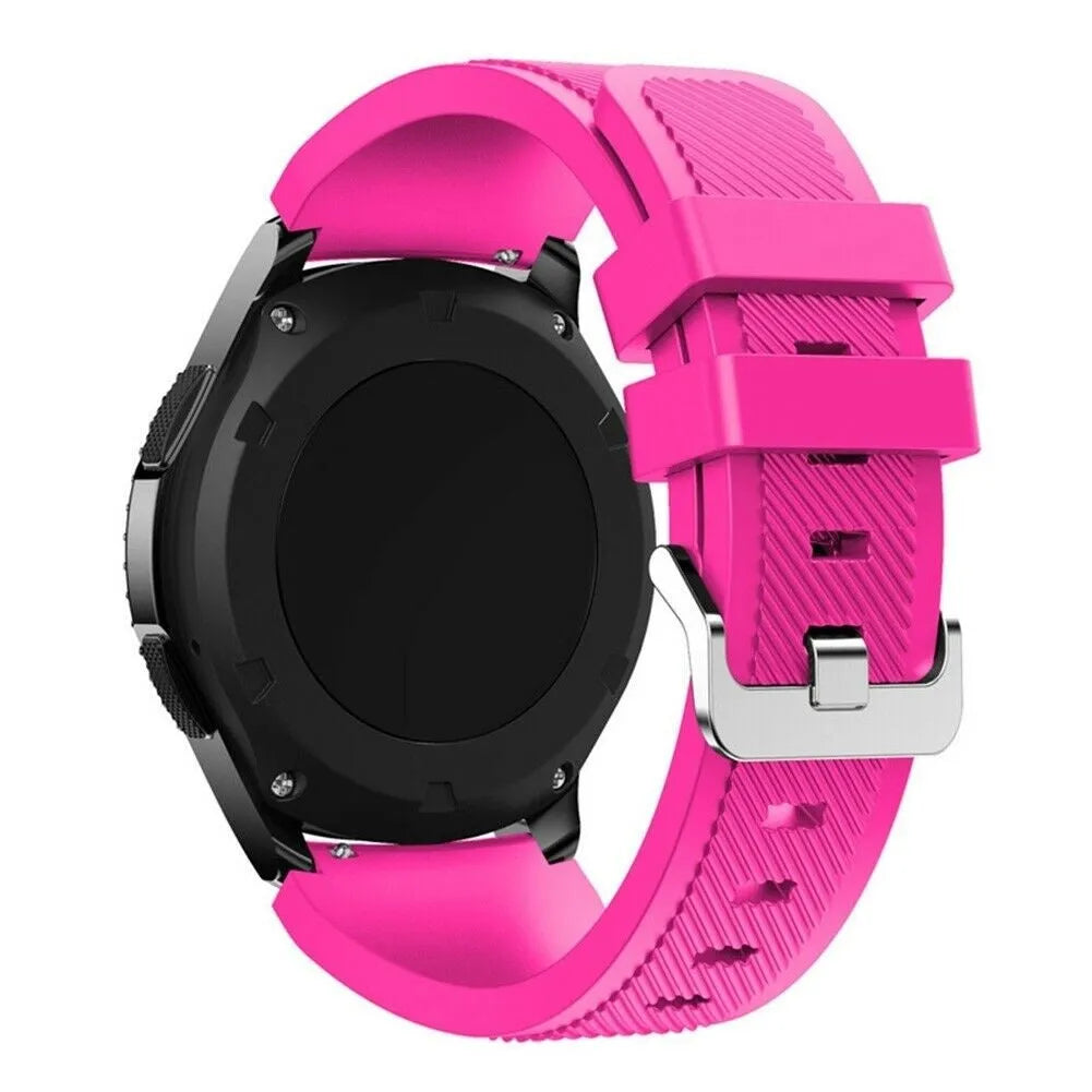Gard Pro Health Smartwatch 3 - 48mm Twill Silicone Strap (Bright Pink)