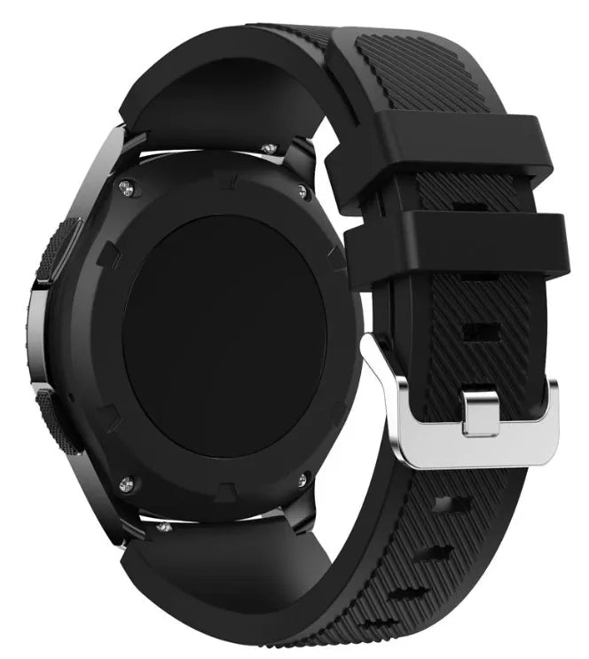 Fossil Gen 4 Explorist (HR) siliconen bandje (zwart)