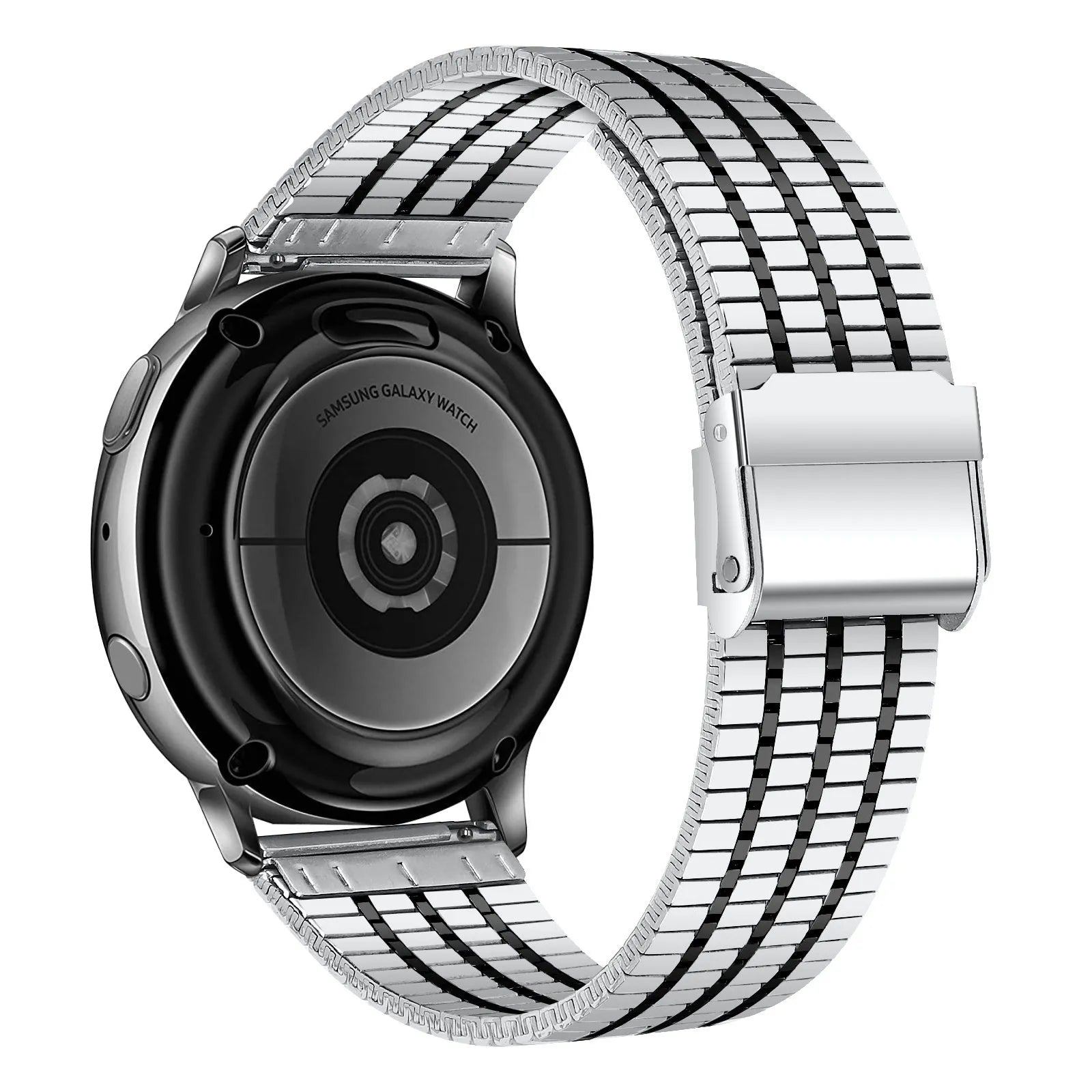 Amazfit GTR Mini roestvrij stalen band (zilver/zwart)